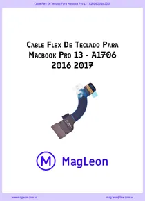 Cable Flex De Teclado Para Macbook Pro 13 - A1706 2016 2017 - Ficha Técnica