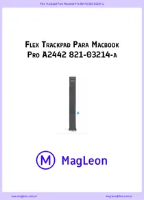 Flex Trackpad Para Macbook Pro A2442 821-03214-a - Ficha Técnica