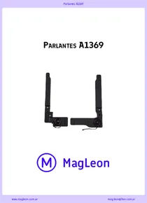 Parlantes A1369 - Ficha Técnica