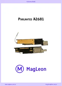Parlantes A2681 - Ficha Técnica