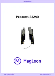 Parlantes A3240 - Ficha Técnica