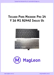 Teclado Para Macbook Pro 14 Y 16 M1 A2442 Ingles Us - Ficha Técnica