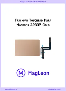 Trackpad Touchpad Para Macbook A2337 Gold - Ficha Técnica