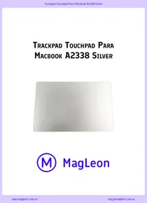 Trackpad Touchpad Para Macbook A2338 Silver - Ficha Técnica