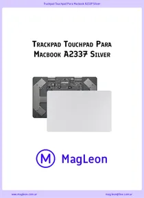 Trackpad Touchpad Para Macbook A2337 Silver - Ficha Técnica