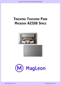 Trackpad Touchpad Para Macbook A2338 Space - Ficha Técnica