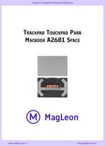 Trackpad Touchpad Para Macbook A2681 Space - Ficha Técnica