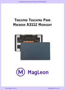 Trackpad Touchpad Para Macbook A3112 Midnight - Ficha Técnica