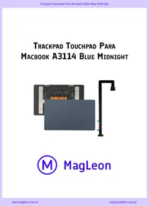 Trackpad Touchpad Para Macbook A3114 Blue Midnight - Ficha Técnica