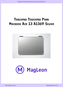 Trackpad Touchpad Para Macbook Air 13 A1369 Silver - Ficha Técnica