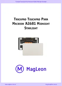 Trackpad Touchpad Para Macbook A2681 Midnight Starlight - Ficha Técnica