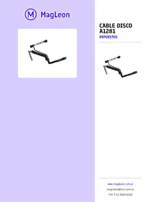 Cable disco A1281 - Folleto