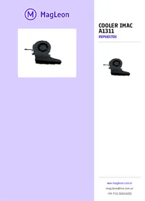 Cooler Imac A1311 - Folleto