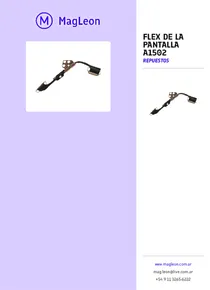 flex de la pantalla a1502 - Folleto