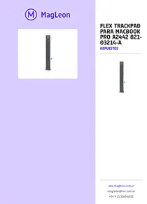 Flex Trackpad Para Macbook Pro A2442 821-03214-a - Folleto