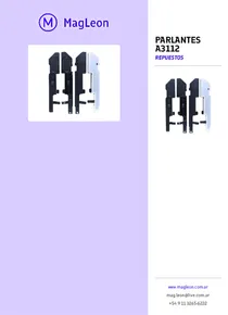 Parlantes A3112 - Folleto
