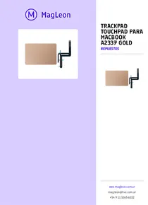Trackpad Touchpad Para Macbook A2337 Gold - Folleto