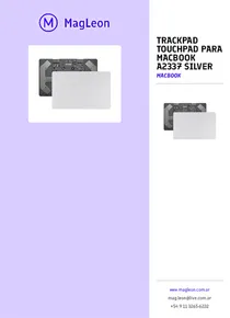 Trackpad Touchpad Para Macbook A2337 Silver - Folleto