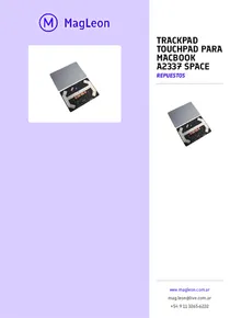 Trackpad Touchpad Para Macbook A2337 Space - Folleto